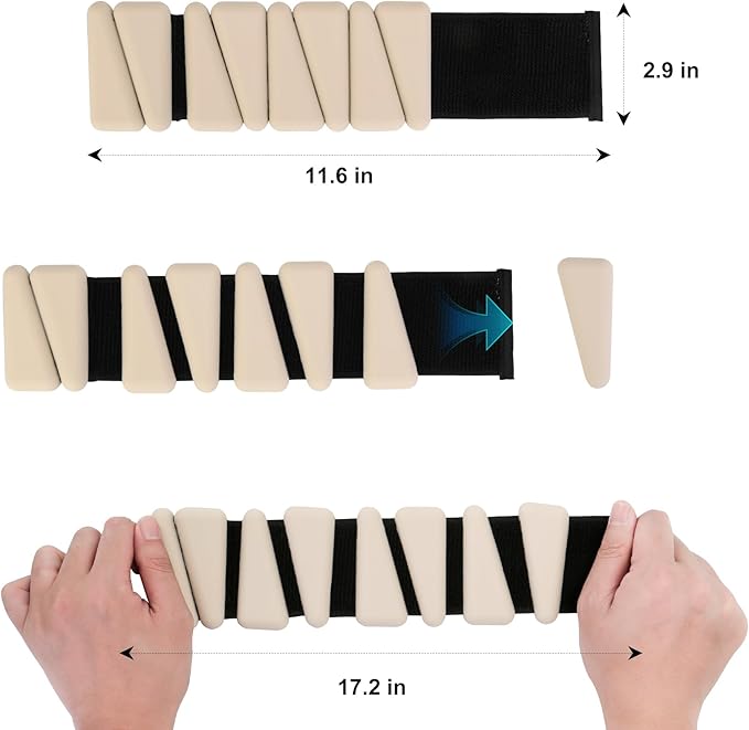 Beyoung Wrist and Ankle Weights for Women Men 2 (1lb (1lb Each),