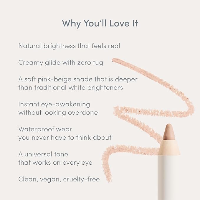 Ravie Beauty Soft Definition Longwear Eyeliner Pencil – Soft, Blendable, Waterproof & Smudge-Resistant Eye Liner for Everyday Natural Look – Vegan, Cruelty-Free, Clean Formula (Dune)