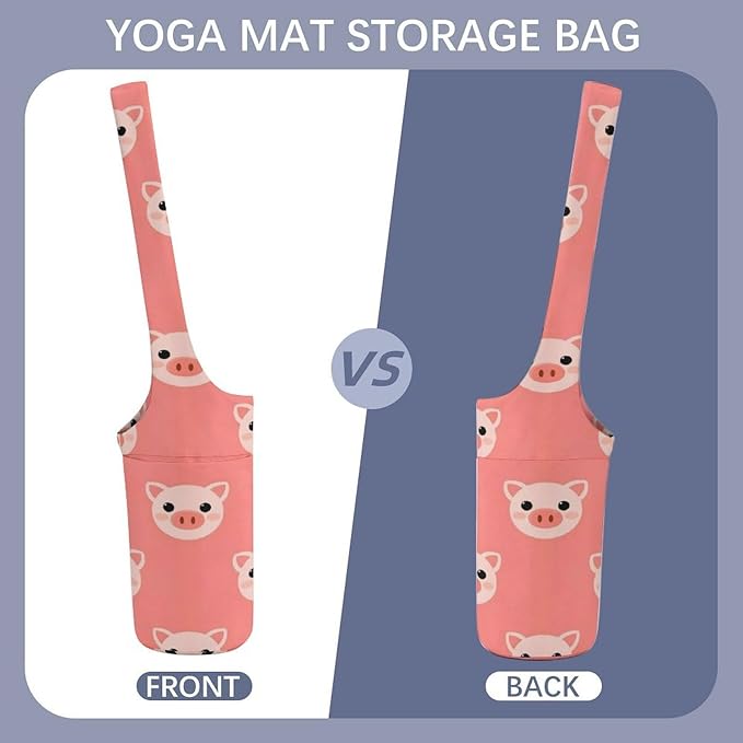 Large Yoga Mat Bag Fit Most Size for Ladies Yoga Mats Carrier Bags Multi-Functional Exercise Mat Holder Storage Bag