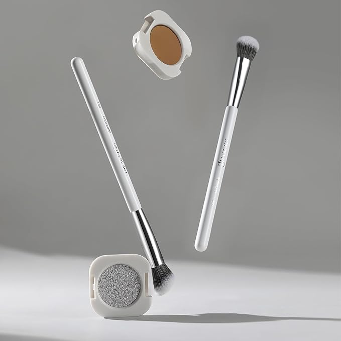 Albeaut Concealer Brush, Angled Brightening Concealer Makeup Brush Under Eye Blending Brush Kitten Paw (189 concealer)