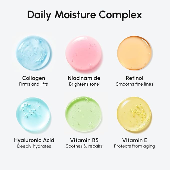 MAREE Face Moisturizer Retinol Cream for Face - Daily Wrinkle Cream for Women - Anti Aging Face Cream - Facial Moisturizer with Collagen - Crema Hidratante Para la Cara for Skin Tightening