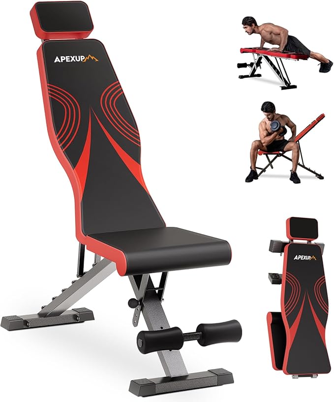 APEXUP Adjustable Weight Bench