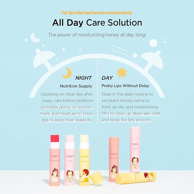 FASCY Lollipop Lip Balm Peach, Lip
