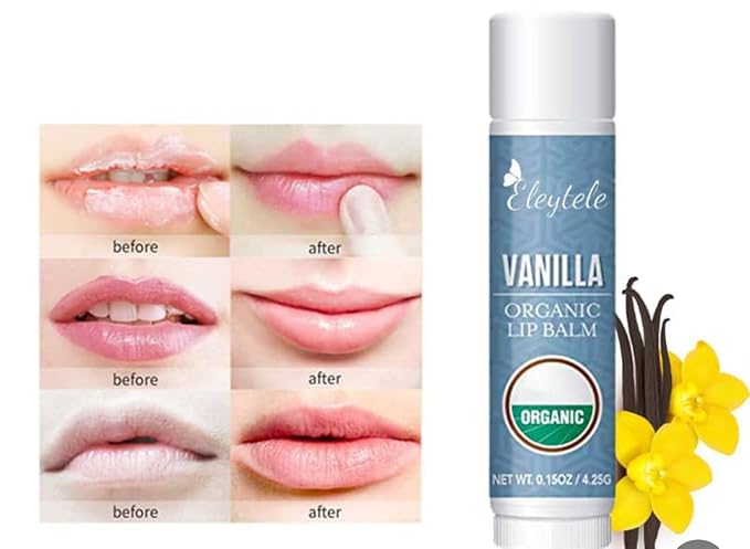 Organic Lip Balm Set - 6 Lips