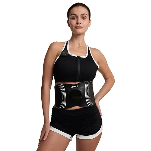 JOVS Red Light Therapy Belt for Back & Abdomen, 660/850/1064nm Red Light Therapy for Body, Portable & Cordless, Flexible 27"-41" Fit, Pain Relief/Circulation Boost/Muscle Relaxation