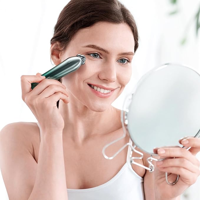 RF Radio Frequency Eye Device | 2 in 1 Eye Anti Aging Device | Under Eye Bags Treatment | Eye Bags | Eye Puffiness | Fine Line | Wrinkle Reducing - Professional RF Eye Skin Care Beauty Device