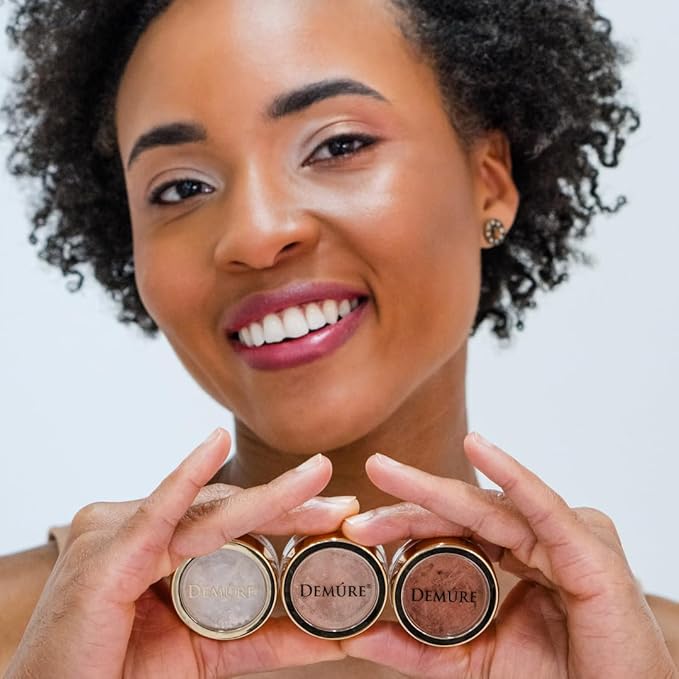 Demure Mineral Make Up (Naked Glow) Eye Shadow, Shimmer Eyeshadow, Loose Powder, Glitter Eyeshadow, Eye Makeup, Professional Makeup
