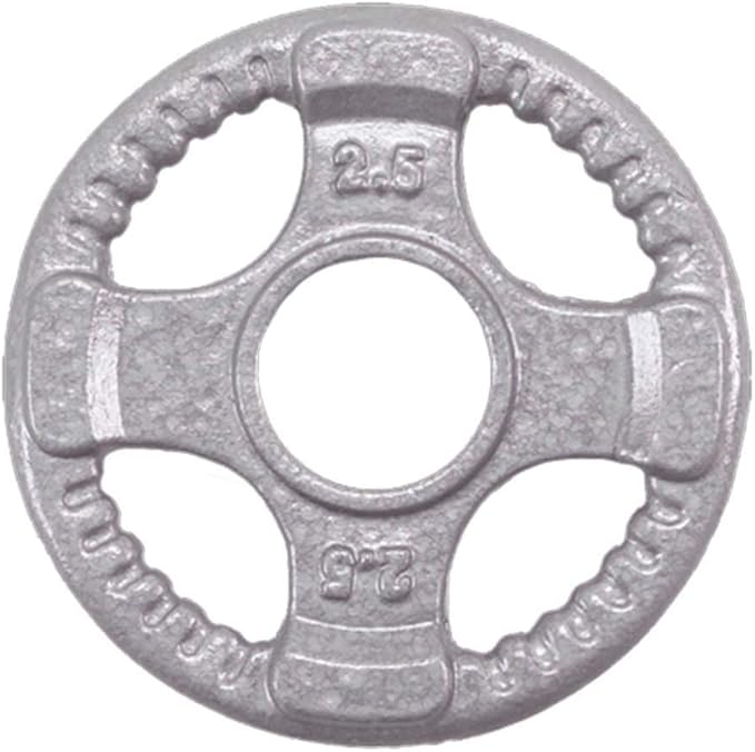 Body-Solid Cast Iron Olympic Quad Grip Design Weight 2 Inch