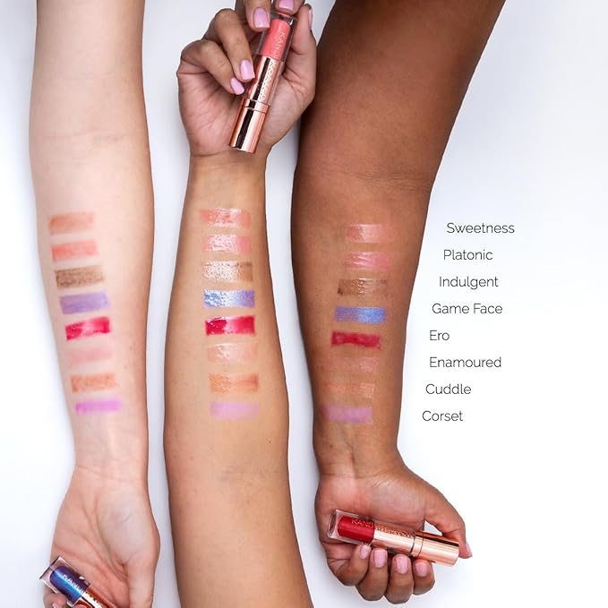 Kandi Koated Glaze Illuminating Lip Shine [Corset] Lip Gloss | Hydrating Lip Glaze with Paraben-Free, Cruelty-Free Formula, Sheer Color | Beauty & Makeup