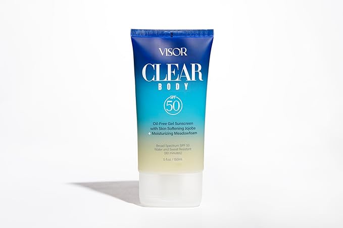 Visor Clear SPF 50 Gel Sunscreen for the Body