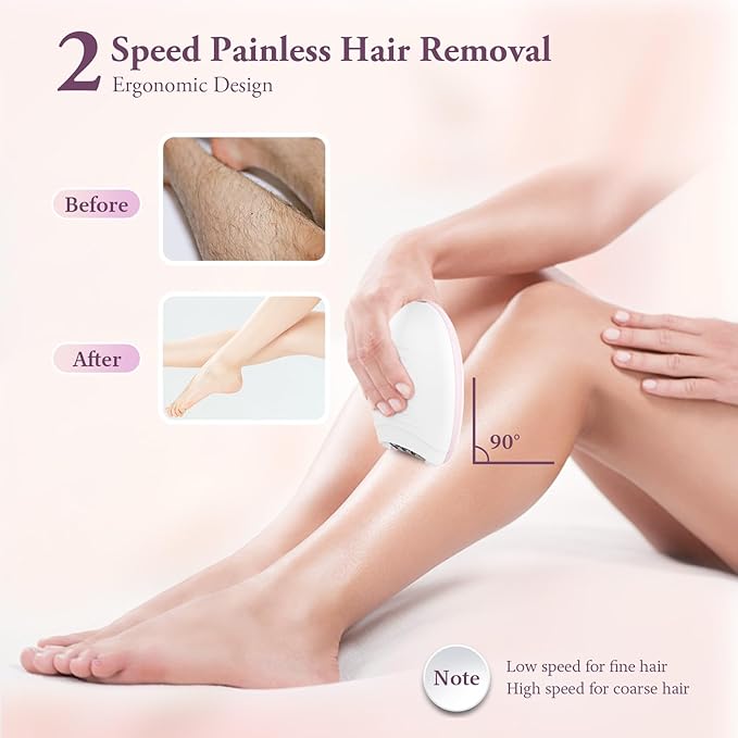 Epilator Smooth Glide Epilator for Women Face Epilatorfor Women Facial EpilatorHair Removal Device Hair Remover Smooth GlideEpilator for WomenFace,Portable Hair Removal Body Legs Arms Armpit Bikini