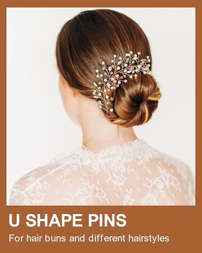 MAORULU Hair Bobby Pins with Cute Case, 250 CT Hair Pins for Buns, Premium U Hair Accessories for Women, Girls and Kids, Great for All Hair Types (Variety U & Bobby Pins Brown)