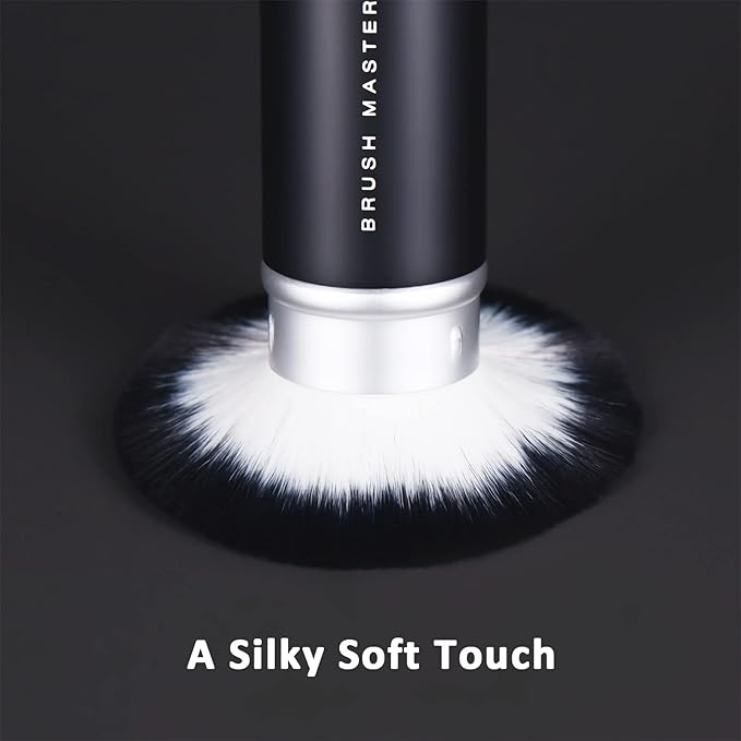 Brush Master Retractable Kabuki Makeup Brush for Blush, Bronzer, Foundation, Powder, Travel Face Cosmetic Brush