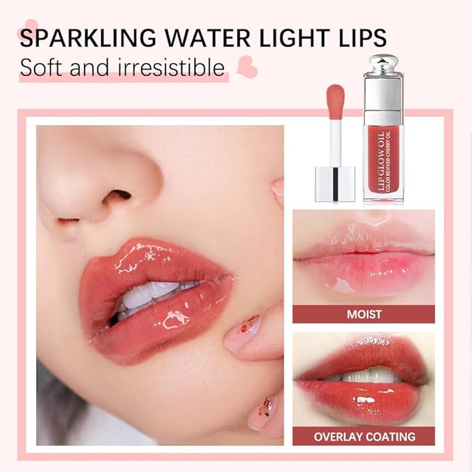 Hydrating Lip Glow Oil, Moisturizing Lip