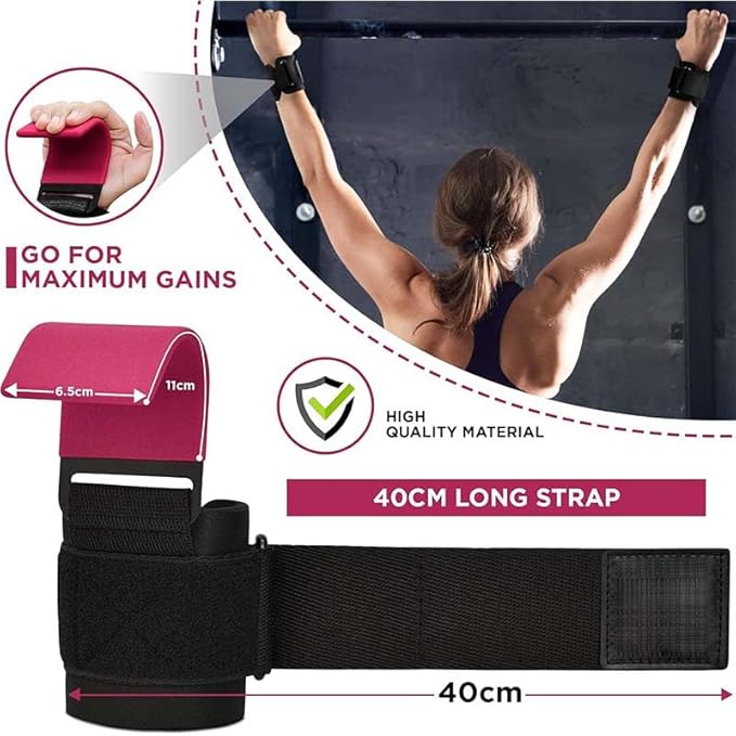 2pcs weight lifting hook help grip hook double