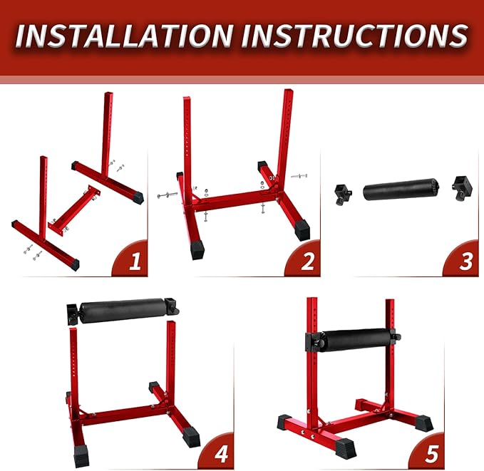 Bulgarian Split Squat Stand With 11-Level Single Leg