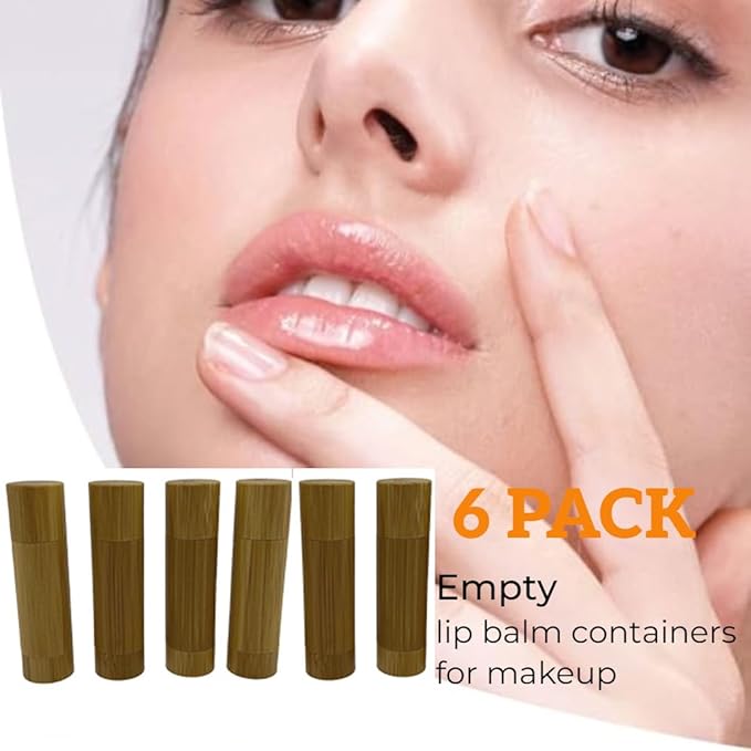 Bamboo Empty Lip Balm Containers 5.5g Samples