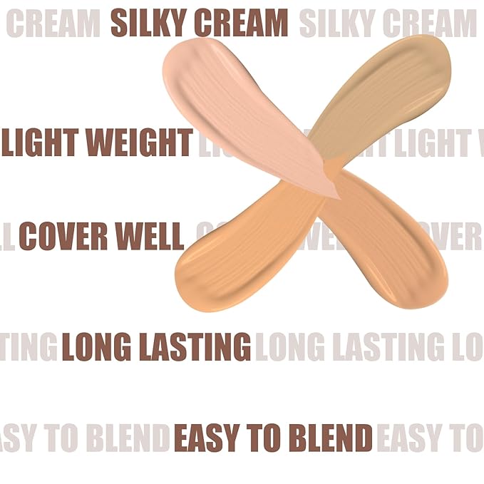 Color Correcting Concealer Cream Full Coverage Flawless Face