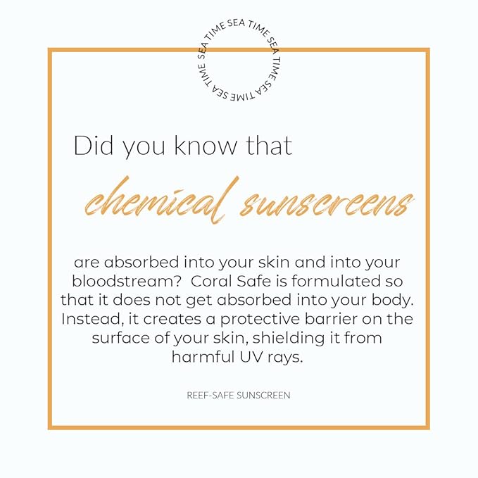 Reef Safe Sunscreen SPF 50 Mineral Face Balm, Hawaii & Mexico Approved, Biodegradable, Zinc, Allantoin, Oxybenzone & Octinoxate Free, Water Resistant, Biodegradable, Natural Ingredients by Coral Safe