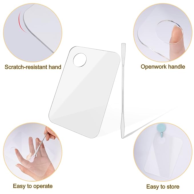 Acrylic Cosmetic Makeup Palette, Makeup Mixing Tray