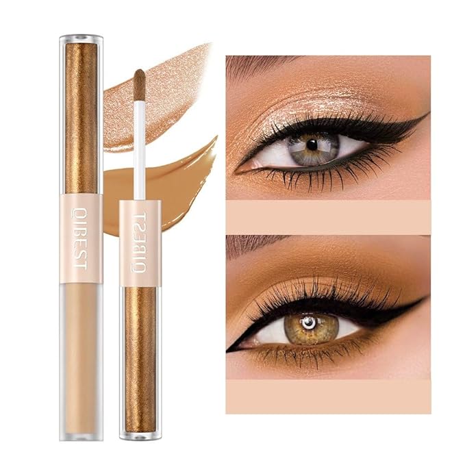 Glitter Matte Eyeshadow liquid Pigments Metals Gloss Sparkling Smokey Eye Looks Shimmer Light Brown
