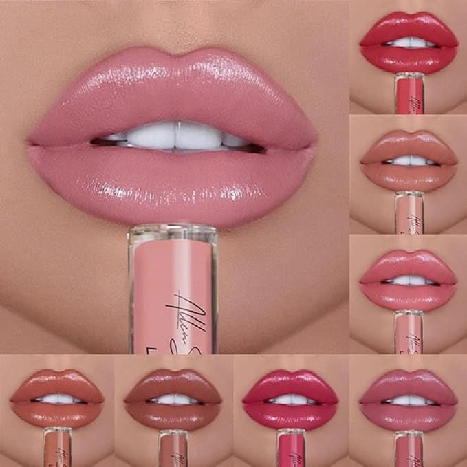 Allen shaw12 colors Shiny Non-stick Cup Lasting Lip Gloss (1, 30g)