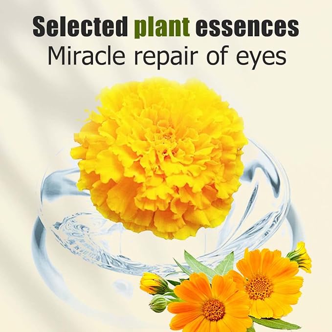 Vc Anti-Wrinkle Eye Serum Oil, Lutein EyeEssenceOil, VC Rollerball Eye Serum for Dark Circles and Puffy Eyes, Firming Anti-Aging, for Women & Men (2)