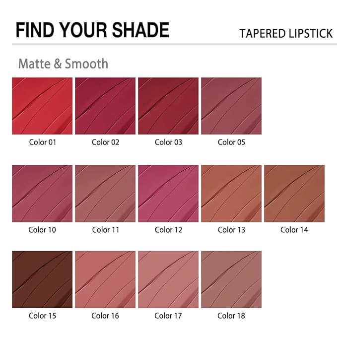 evpct 3Pcs Ruby Dark Wine Red Gradient Matte Lipstick Lip Liner Crayon Combo Pencil Set for Women Long Lasting Waterproof, Cream Lip Liner and Lipstick Combo Makeup，Flawless Gradual Ombre Effect