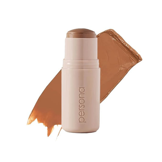 PERSONA Dreamstick Cream Bronzer | Lightweight, Blendable & Non-Comedogenic | With Kaolin, Nylon-12, White & Green Tea Extracts | Vegan, Cruelty-Free Glow Stick (0.32 oz) | Made in USA, Dune