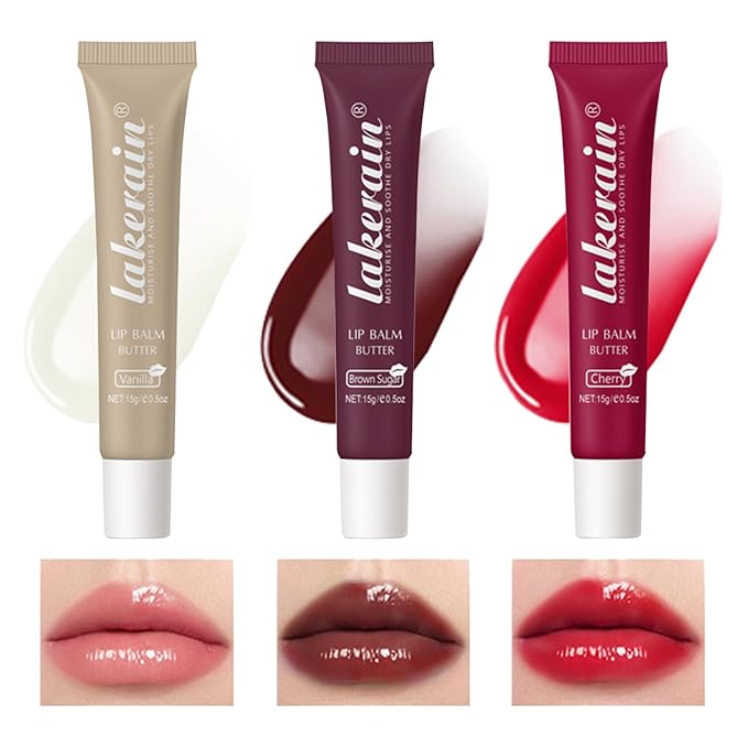 Lip Butter Balm for Dry Cracked Sugar+Cherry)