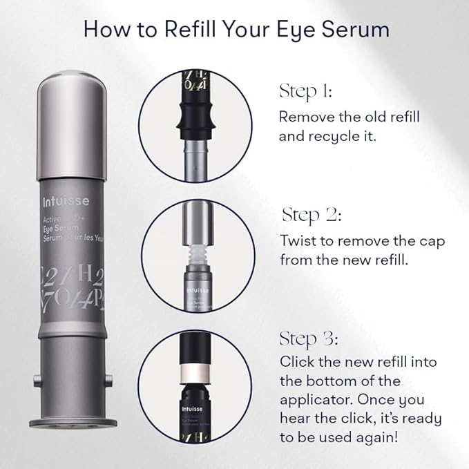 Intuisse Active NAD+ Eye Serum – Dark Circles, Puffiness, Fine Lines – 5% NAD+, Four Hyaluronic Acids & Swiss Liposomal Delivery – Lifting and Firming Formula – 5ml – Includes Applicator