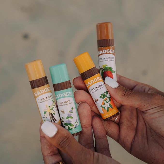 Badger - Cocoa Butter Lip Balm oz