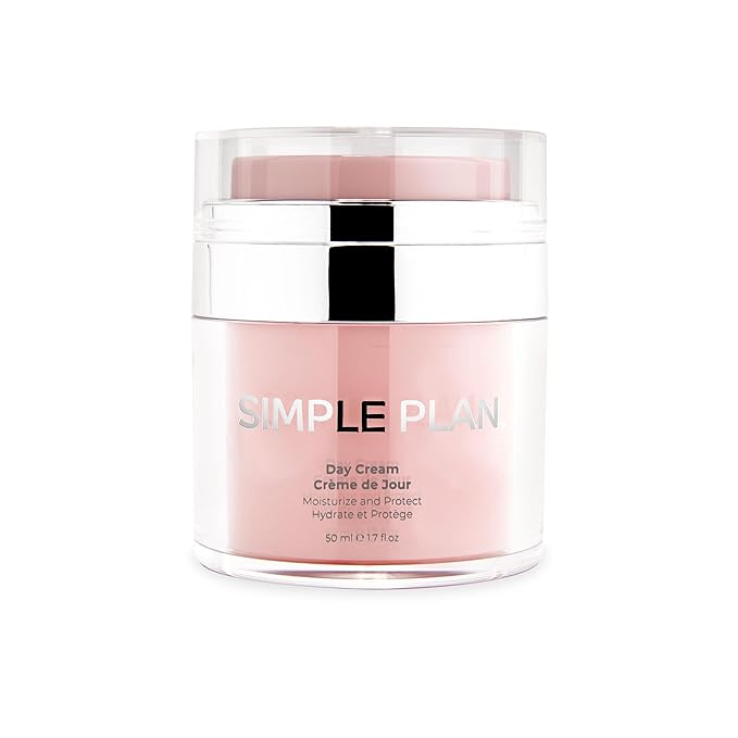 SIMPLE PLAN Advanced Moisturizing Day Cream – Hydrating Face Moisturizer with Hyaluronic Acid & Ceramides, Fragrance-free Facial Moisturizer for Women & Men, Daily Moisturizer for Sensitive Skin 50 ML