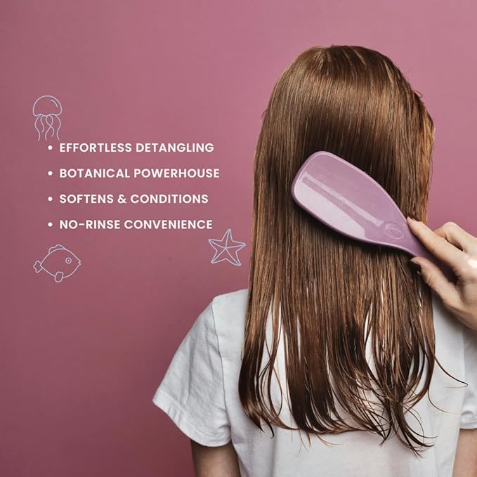 Nemah - Kids Leave-In Conditioner & Detangler with Squalane, Coconut Oil, and Rosemary - Dermatologist-Tested, Vegan, & Cruelty-Free - 4 oz.