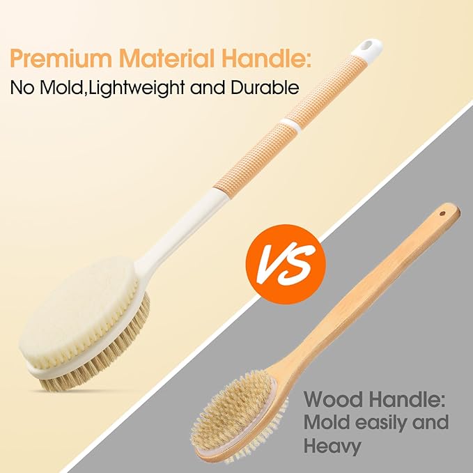 Body scrubber anti slip for