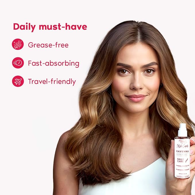 I Belli Capelli Ravenna Hair Straightening Kit – Repair Hair B-tox & Repair Oil – Anti-Frizz, Intense Hydration, Shine – Formaldehyde-Free – B-otox Hair Treament For All Hair Types (2-Pack)