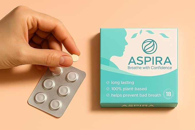 Fresh Breath Tablets - Get Rid of Bad Breath - Best Value Pack (54 Count). A breakthrough in oral care!