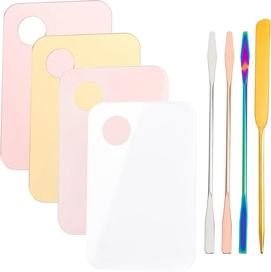 Framendino, 4 Pack Acrylic Cosmetic Makeup Palette Tray