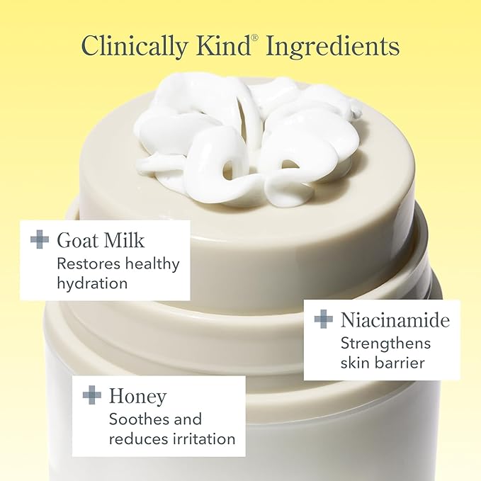 Beekman 1802 Bloom Cream Goat Milk Face Moisturizer, 15mL - Lightweight, Gentle, Deeply Hydrating & Nourishes Skin Barrier - All Skin Types - Cruelty Free - Packaging May Vary
