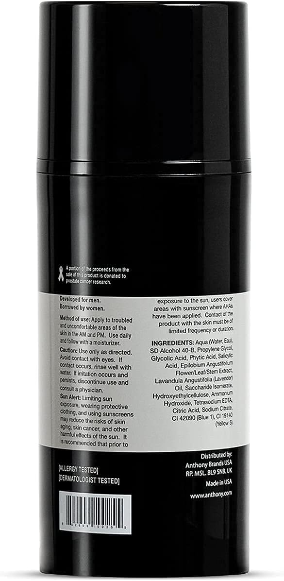 Anthony Ingrown Hair Treatment and Shave Gel - 3 oz and 6 oz
