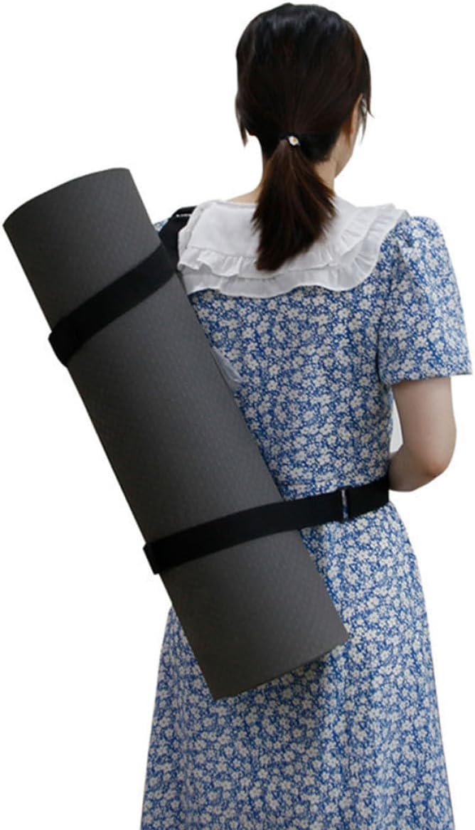 Yoga Mat Strap and Carrier Sling Non-Elastic Sturdy Mat Carrying Strap for Gym and Outdoor Fitness Use