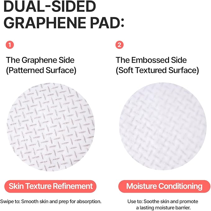 every routine Graphene Peeling Toner Pad – Gentle Daily Exfoliating Facial Toner Pads with Graphene Fiber, Pore-Clearing & Oil-Balancing for Smooth Skin (60 Pads / 220g)