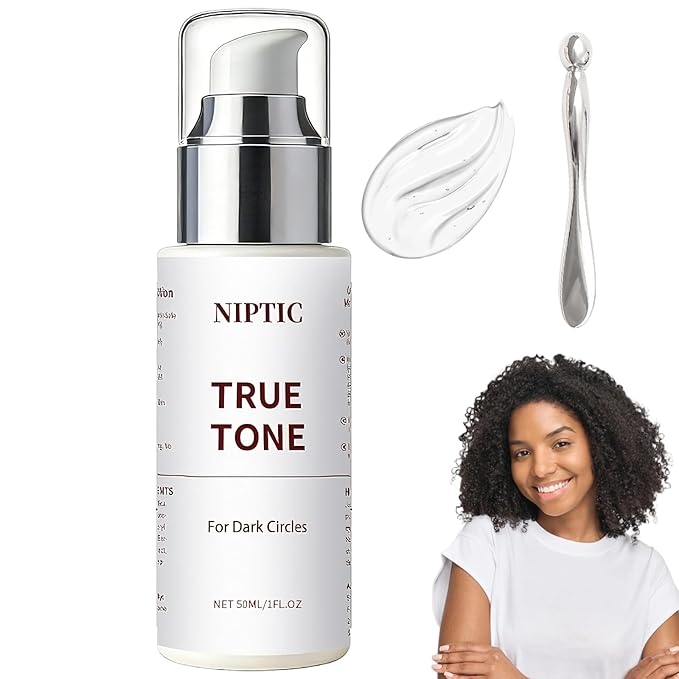 Niptic Dark Circle, Niptic True Tone Eye Cream, Under Eyes Serum for Dark Circles, Eye Repair Cream, Reducing Darks Circle and Puffiness, Repair the Eyes Skin, Reduce Wrinkles (1 PCS)