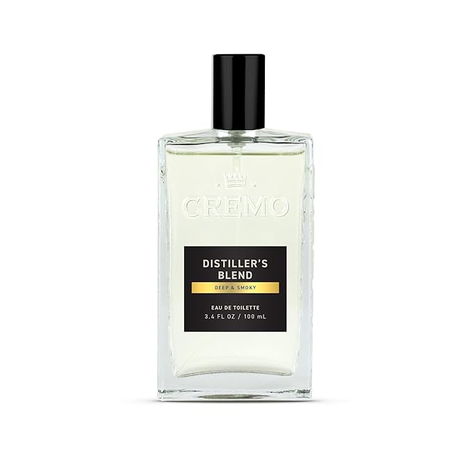 Cremo Cologne for Men - Distillers Blend Mens Cologne Spray - A Combination of Kentucky Bourbon, Smoked Vetiver and American Oak, Fragrances For Men, 3.4 Fl Oz