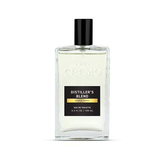 Cremo Cologne for Men - Distillers Blend Mens Cologne Spray - A Combination of Kentucky Bourbon, Smoked Vetiver and American Oak, Fragrances For Men, 3.4 Fl Oz
