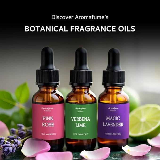 Verbena Lime Essential Oil Diffuser Blend by Aromafume | 1 x 30ml / 1 fl oz | Sweet & Citrusy Scent for Inner Peace & Positivity | Uplifting Aromatherapy Oil | Vegan & Cruelty-Free