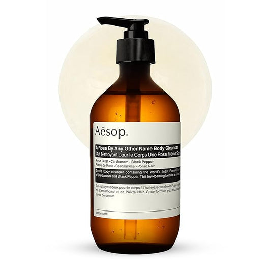 Aesop A Rose By Any Other Name Body Cleanser | Gentle Botanical Cleanser with Rose Petal Oil & Plant Extracts | 500 mL / 16.9 oz