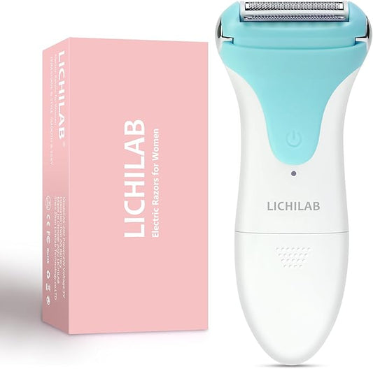 Painless Women's Electric Razor & Bikini Trimmer - Waterproof Cordless Foil Shaver for Body,Legs,Underarms & Bikini Line,Wet/Dry TikTok Viral Hair Removal,GREEN/O7UN