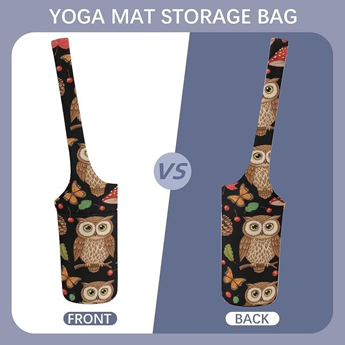 Portable Single Shoulder Yoga Mat Bag Carrier with Pocket Spacious Storage for Yoga Gym Fitness