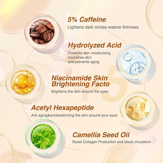 5% caffeine eye serum anti